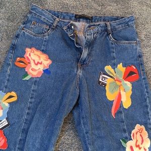 Zara Patchwork Jeans